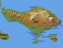bali geography map