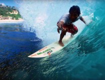 Surfing in Bali